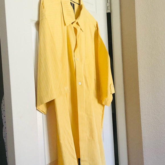 Men’s Sz2xl Designr Phat Farm, Canary Yellow&White - Picture 8 of 16